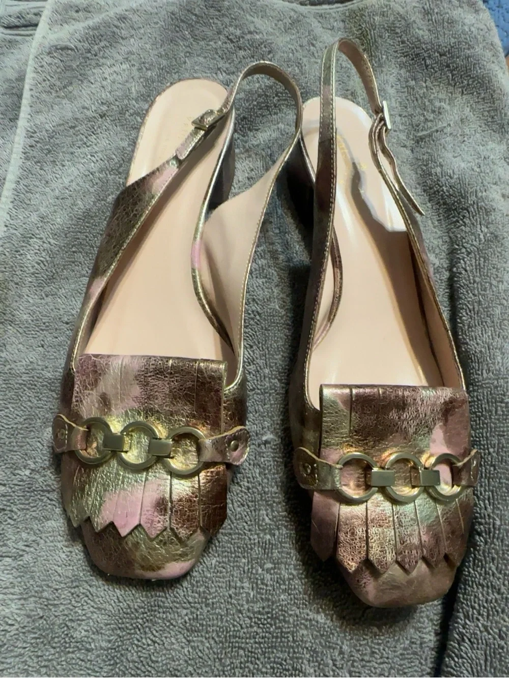 kate spade metallic pink